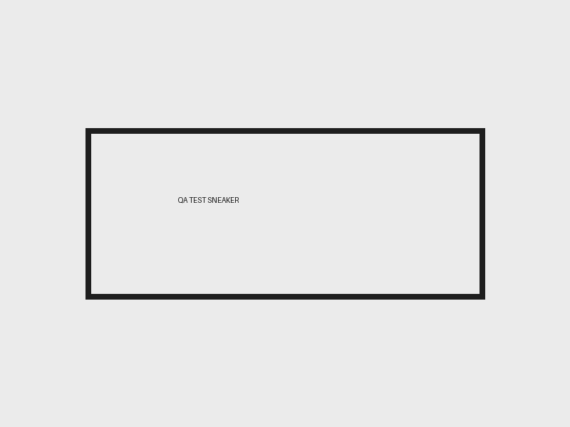QA Test Sneaker